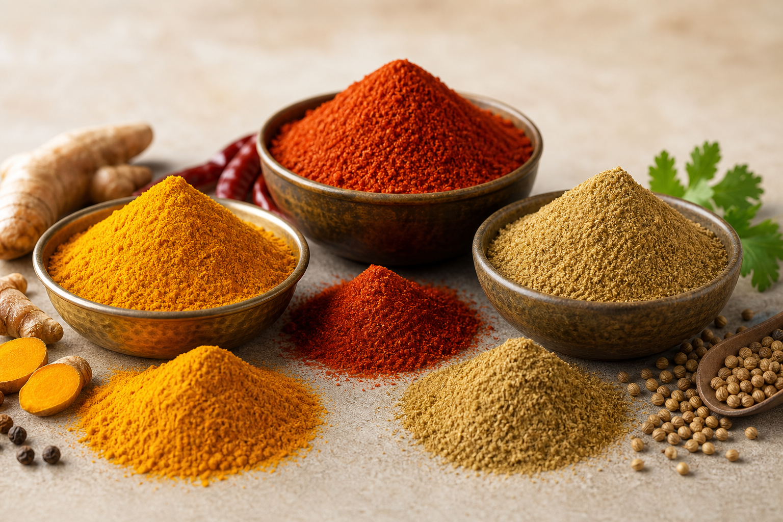 Ground spices for product FAQ context