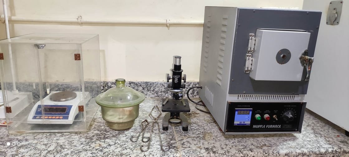 In-house lab bench for spice and ingredient checks